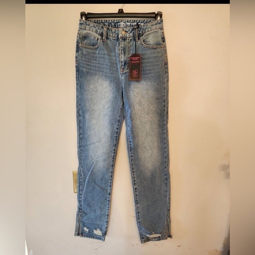 Nobo super high rise straight jeans size 5